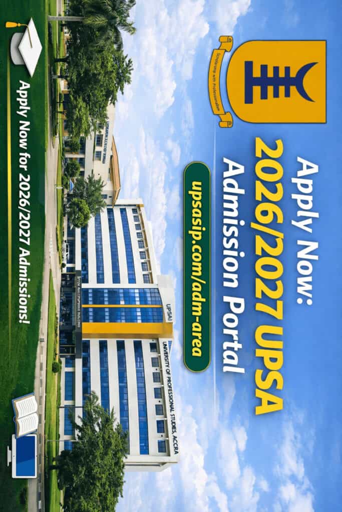 Apply Now: 2026 UPSA Admission Portal (upsasip.com/adm-area)