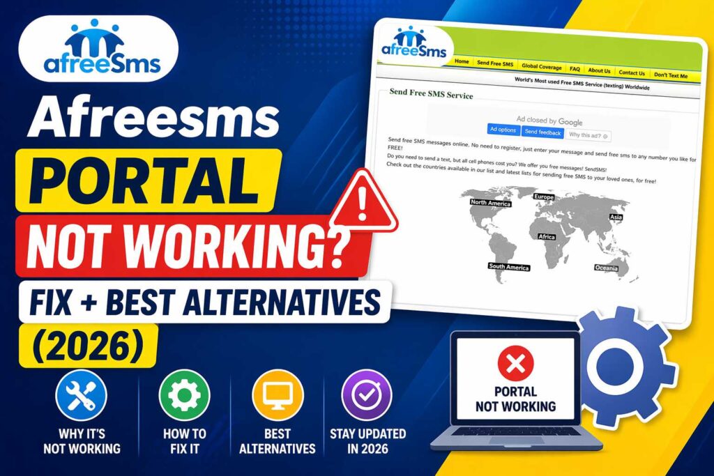 Afreesms Portal Not Working? Fix + Best Alternatives(2026)