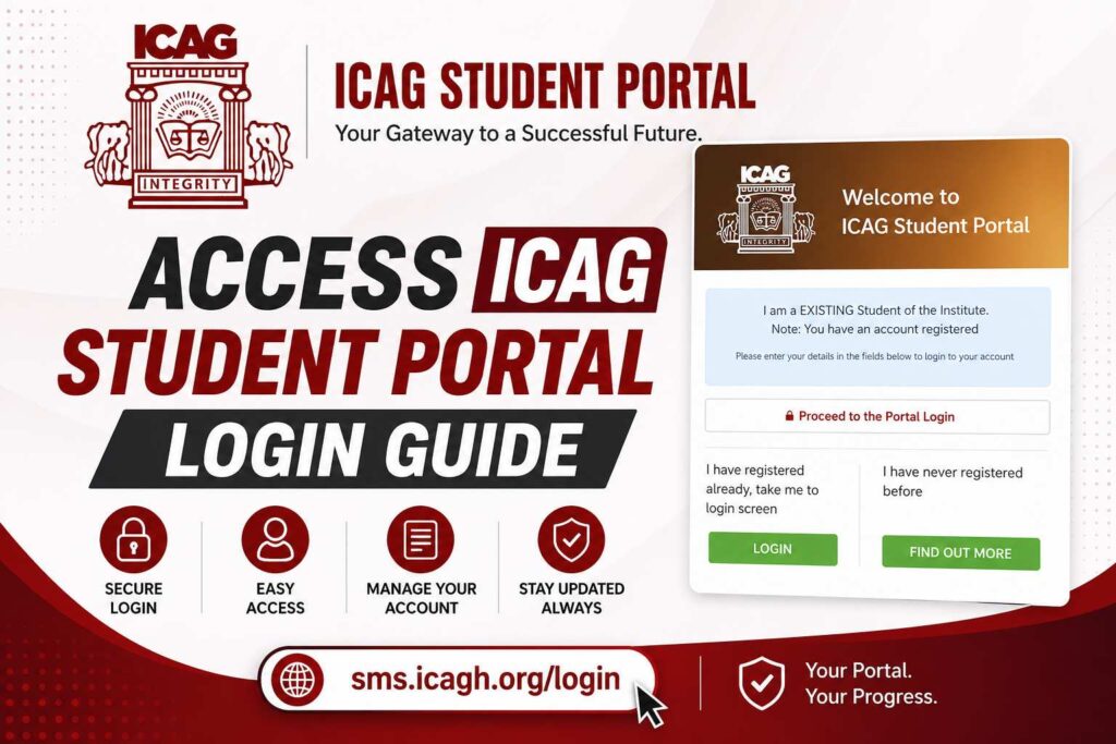 Access ICAG Student Portal Login Guide(sms.icagh.org/login)