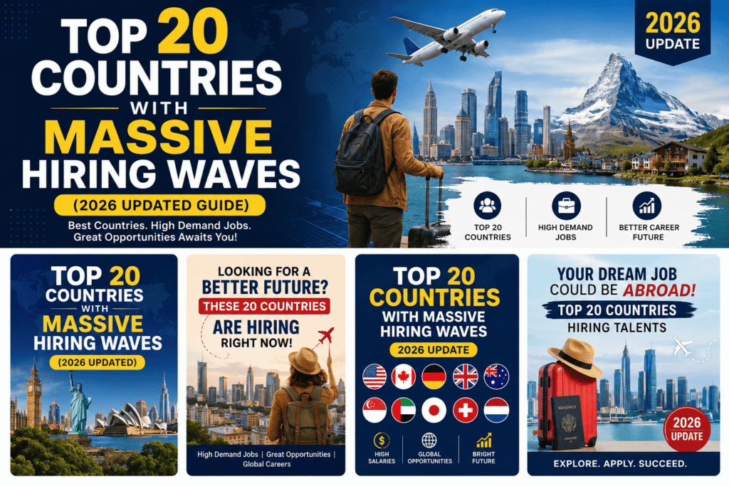 Top 20 Countries with Massive Hiring Waves (2026)