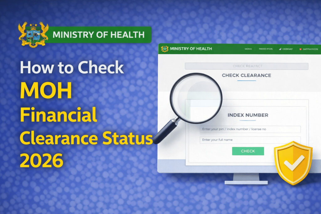How to Check MOH Financial Clearance Status 2026