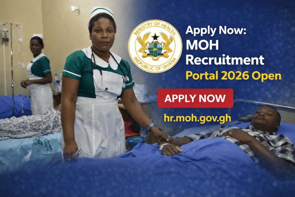 Apply Now: MOH Recruitment Portal 2026 Open (hr.moh.gov.gh)