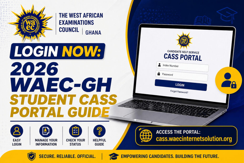 WAEC-GH Student Cass Portal (cass.waecinternetsolution.org)