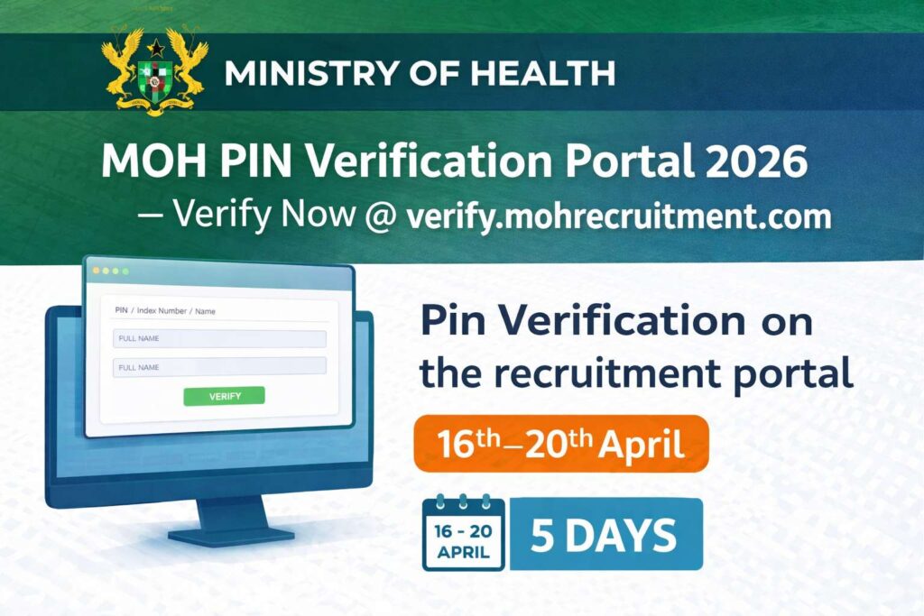 How to Verify Your MOH PIN