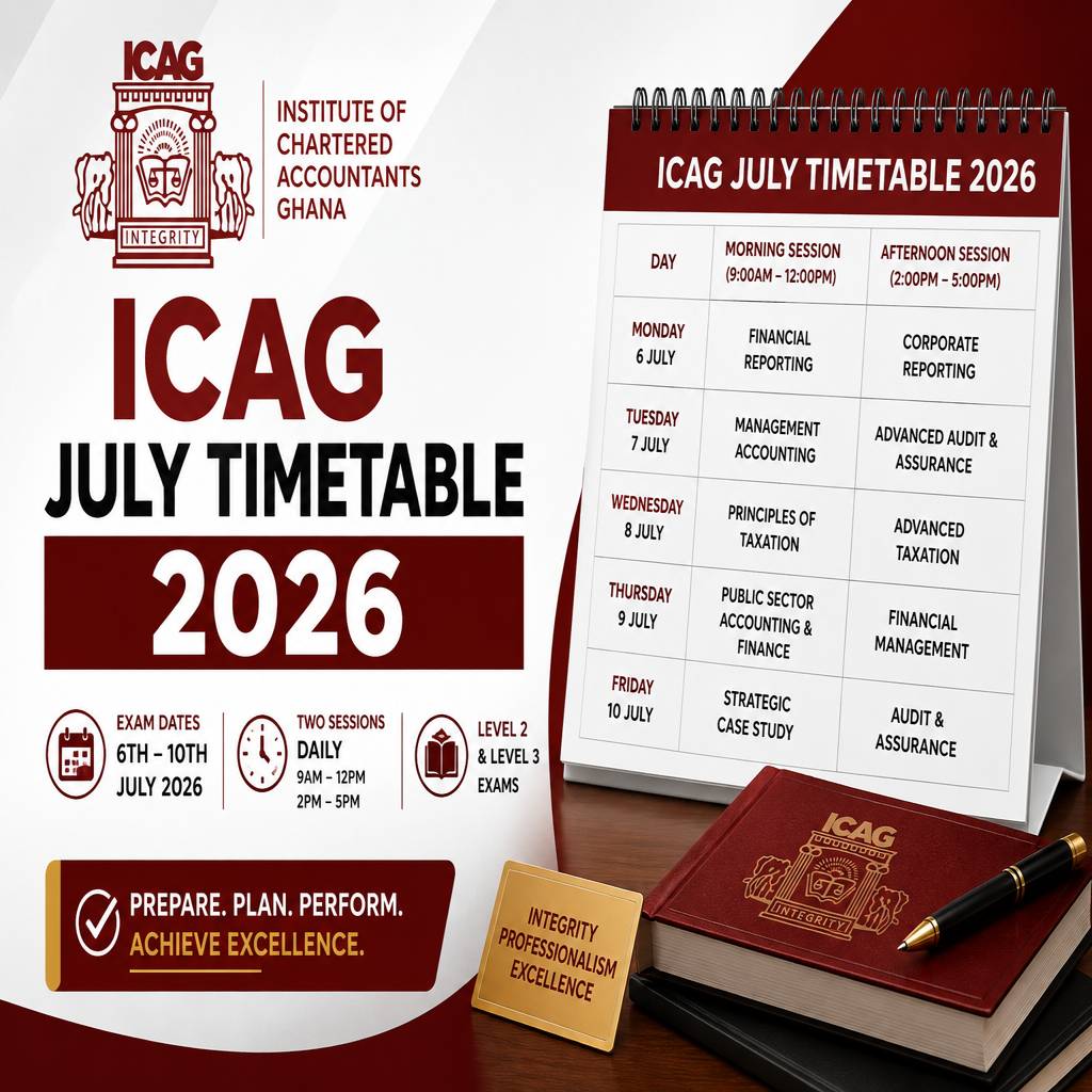 ICAG July Timetable 2026 Out Now