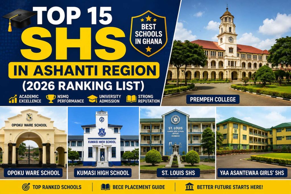 Top 15 SHS in Ashanti Region