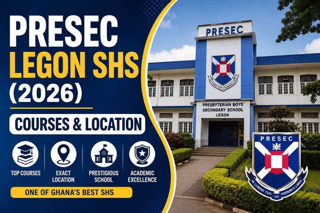 PRESEC Legon SHS (2026): Courses & Location
