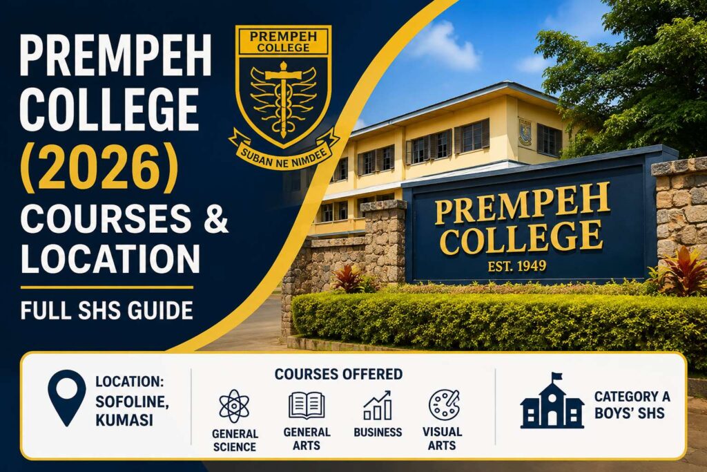Prempeh College (2026): Category, Courses & Location