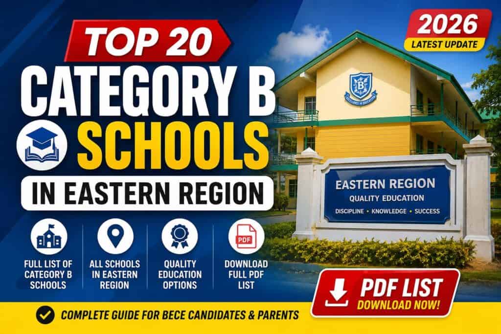 Top 20 Category B Schools in Eastern Region