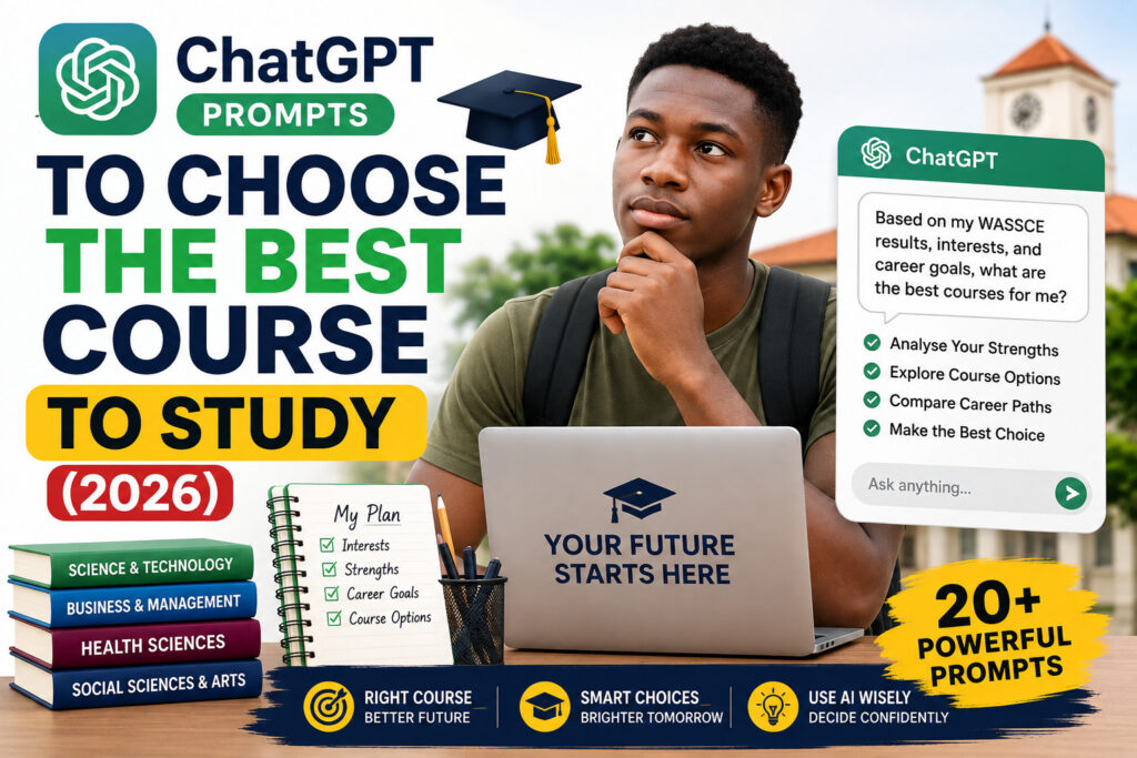 Choose the Best Course to Study Using ChatGPT Prompts