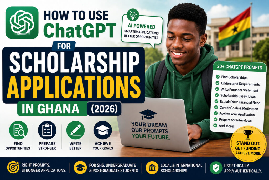 How to Use ChatGPT for Scholarship Applications in Ghana (2026)