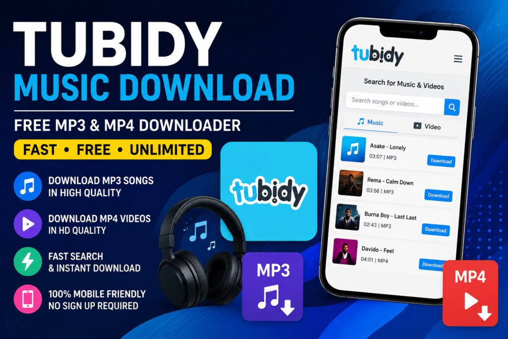 Tubidy Music Download – 2026 Free MP3 & MP4 Downloader