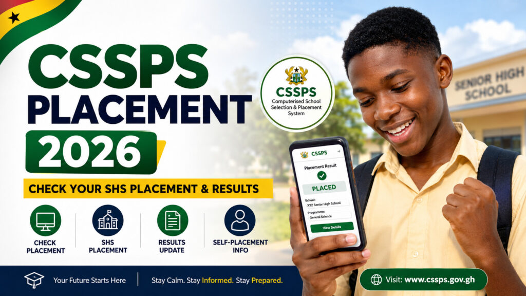 CSSPS PLACEMENT 2026 Check Your SHS Placement