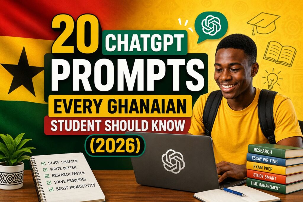 20 ChatGPT Prompts Every Ghanaian Student Should Know(2026)