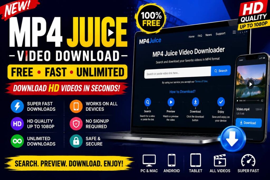 MP4 Juice- Download 2026 HD Videos Free (No Limit, Super Fast)